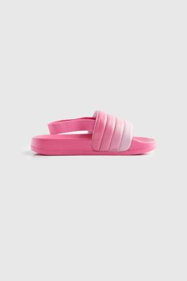 Pink Ombre Slider Sandals