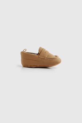 Brown Loafer Pram Shoes