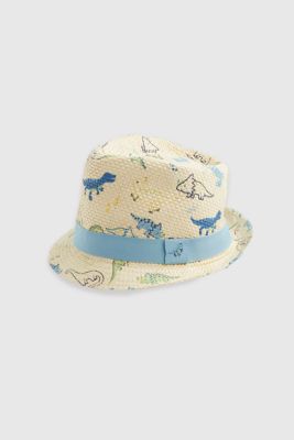 Dinosaur Trilby Straw Hat