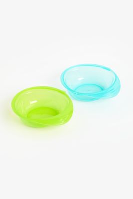 Mothercare First Tastes Weaning Bowls - 2 Pack Blue