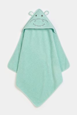 Mothercare Hippo Cuddle and Dry Hooded Towel