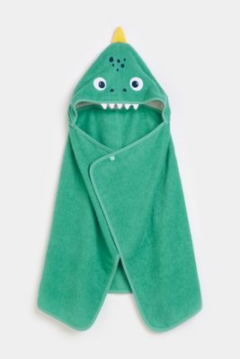 Mothercare Dino Cuddle and Dry Hooded Toddler Towel