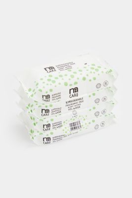 Mothercare Fragrance-Free Water Wipes - 4 x 56 Pack