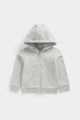 Grey Zip-Up Hoodie