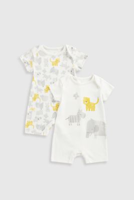 Animali Rompers - 2 Pack
