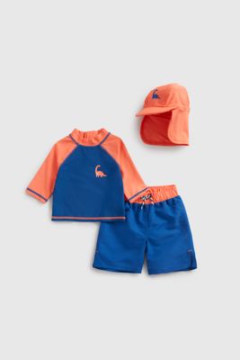 Dinosaur Sunsafe Rash Vest, Shorts and Keppi Set