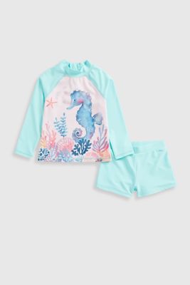 Seahorse Sunsafe Rash Vest and Shorts Set UPF50+