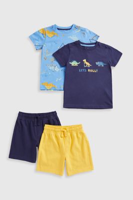 Jersey Shorts and T-Shirts - 4 Pack