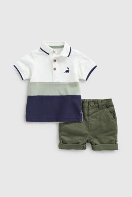 Polo Shirt and Shorts Set
