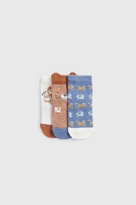 Safari Baby Socks - 3 Pack