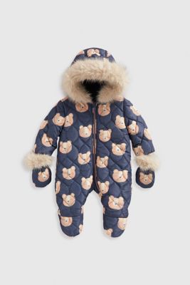 Bear Quilted Snowsuit