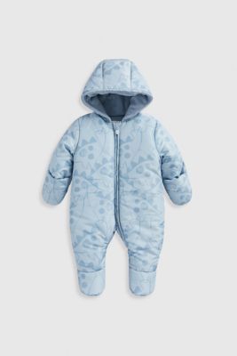 Blue Dinosaur Snowsuit