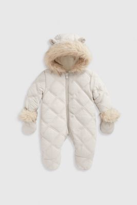 Ochre Quilted Snowsuit