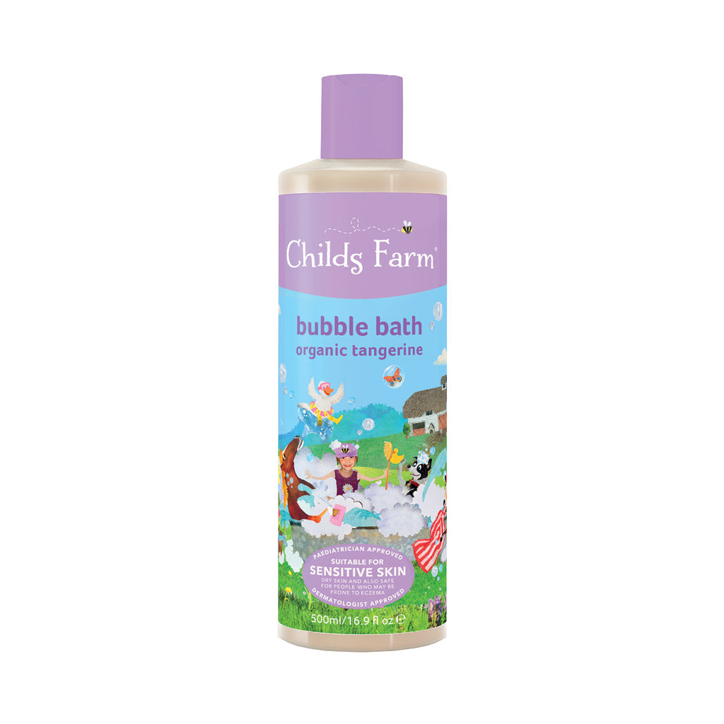 Childs Farm Bubble Bath Organic Tangerine Skincare for Kids 500ml
