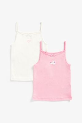 unicorn camisole vests - 2 pack – Mothercare Malta