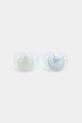 Mothercare Octopus/Whale Soothers 0-6 Months - 2 Pack