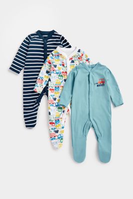 Little City Sleepsuits - 3 Pack