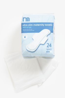 Mothercare Maternity Towels Ultra-Slim with Wings - 24 Pack