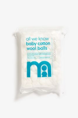 Mothercare All We Know Baby Cotton Wool Balls - 200 Pack