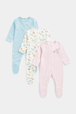 In the Garden Sleepsuits - 3 Pack