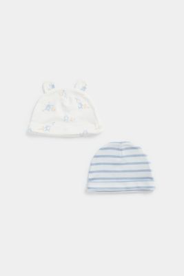 My First Bear Baby Hats - 2 Pack