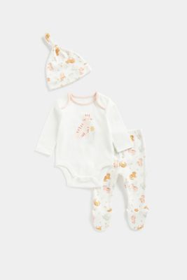 Cat 3-Piece Baby Outfit Set