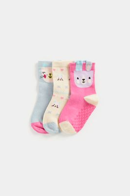 Cat Slip-Resist Socks - 3 Pack