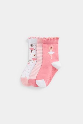 Ballerina Slip-Resist Socks - 3 Pack