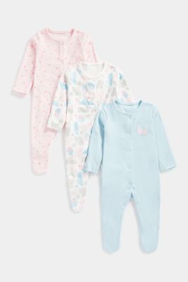 Arctic Friends Baby Sleepsuits - 3 Pack