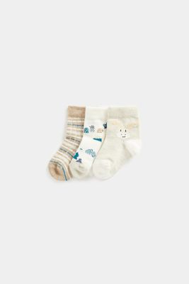 Moose Baby Socks - 3 Pack