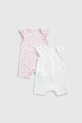 Floral Rompers - 2 Pack
