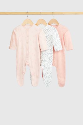 Cats Baby Sleepsuits - 3 Pack
