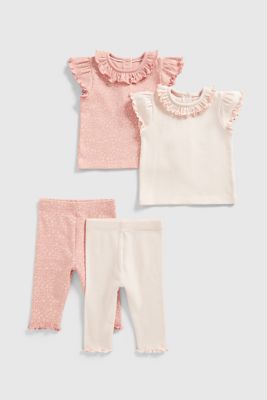 My First T-Shirts and Leggings - 4 Piece Set