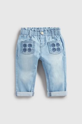 Broderie Pocket Denim Jeans