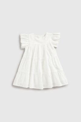 White Broderie Dress