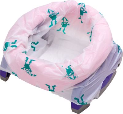 Potette plus fold away travel potty and trainer - pink