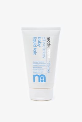 mothercare all we know baby liquid talc - 125ml