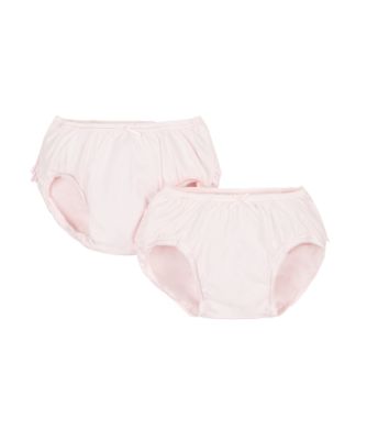 Pink Frilly Nappy Cover Briefs - 2 Pack