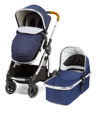 mothercare journey edit pram and pushchair - classic navy