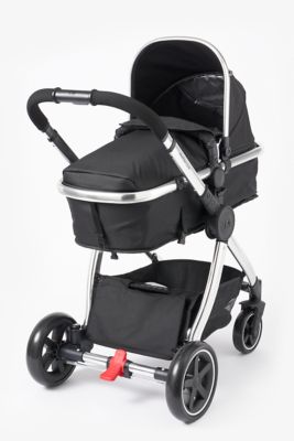 Mothercare 4-Wheel Journey Chrome Travel System - Black