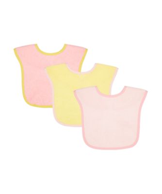 mothercare towelling bibs - 3 pack