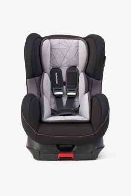mothercare sport isofix car seat - charcoal geo