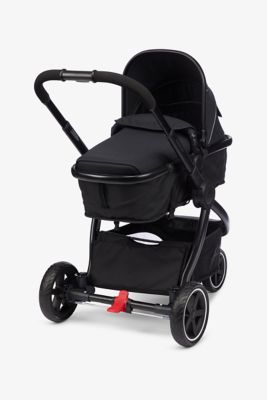 Mothercare Journey 3-Wheel Travel System - Black/Black