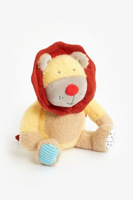 mothercare into the wild lion plush toy
