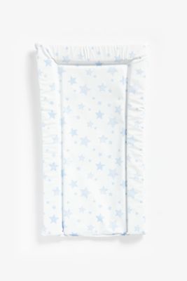 mothercare changing mat - blue stars