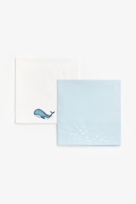 Mothercare You, Me and the Sea Flat Sheets - 2 Pack