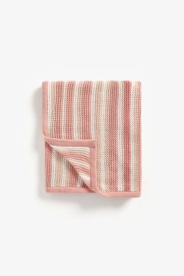 Mothercare Pink Knitted Blanket