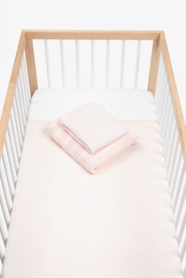 Mothercare Cot Bed Bedding Starter Set - Pink