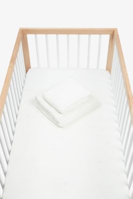 Mothercare Cot Bed Bedding Starter Set - Cream