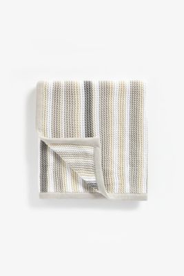 mothercare grey knitted blanket